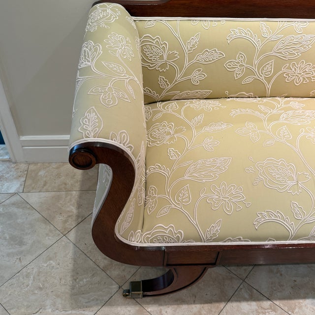 Antique Empire Settee For Sale - Image 14 of 15