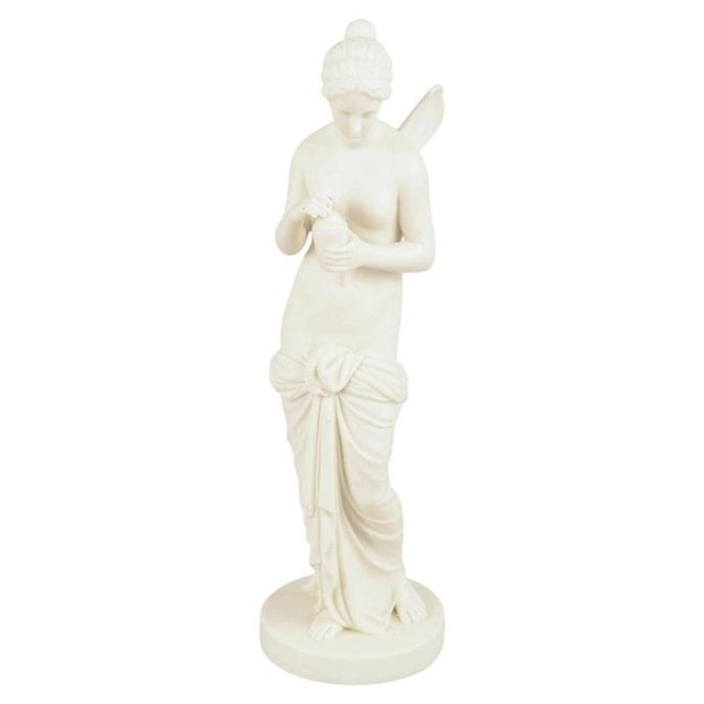 Nude Biscuit Psyche Sculpture in the style of Bertel Thorvaldsen for Gustavsberg, 1900s For Sale - Image 6 of 6