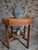 Antique Art Deco Amsterdam School Oak Side Table, 1935 For Sale - Image 6 of 17