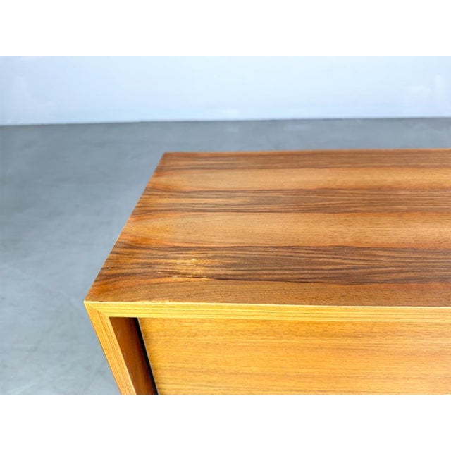 Mid-Century Walnut Sideboard with Hairpin Legs For Sale - Image 4 of 10