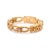 A contemporary Gucci Flora ring crafted in 18ct yellow gold, featuring the House’s signature Double G motif alternating...
