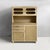 Italian mid-century modern sideboard in glass, light green and beige wood, 1940s Rectangular sideboard composed by two...