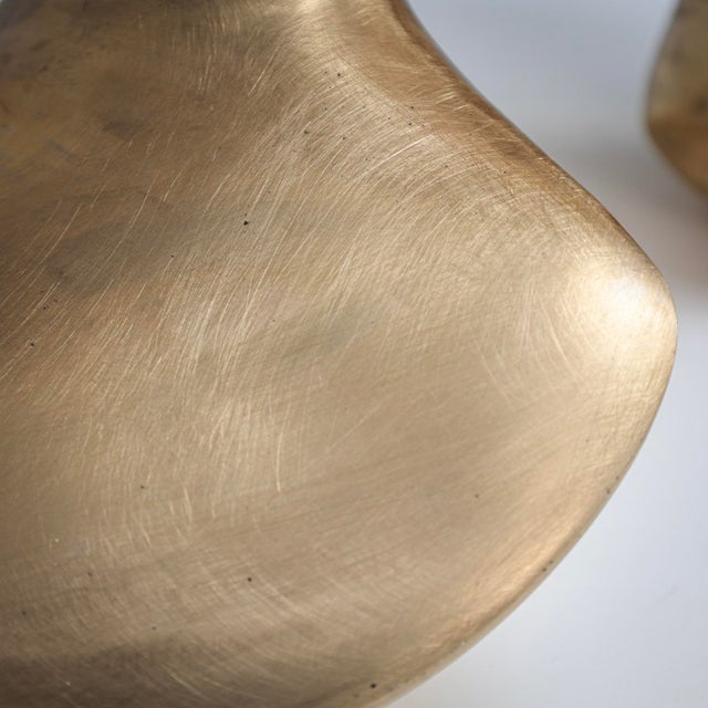 Gold Felix Van de Beek, Abstract Biomorphic Sculpture, 21st Century, Bronze For Sale - Image 8 of 10