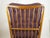 Brown Wood & Purple Fabric Armchair attributed to Paolo Buffa, 1950s For Sale - Image 8 of 12