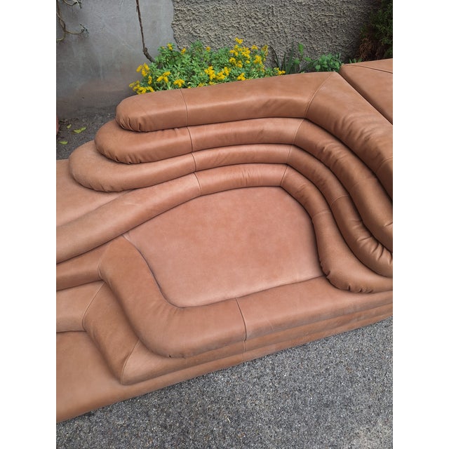 Modern Model DS1025 Modular Sofa in Brown Leather by Ubald Klug for de Sede, 2000s, Set of 2 For Sale - Image 10 of 11