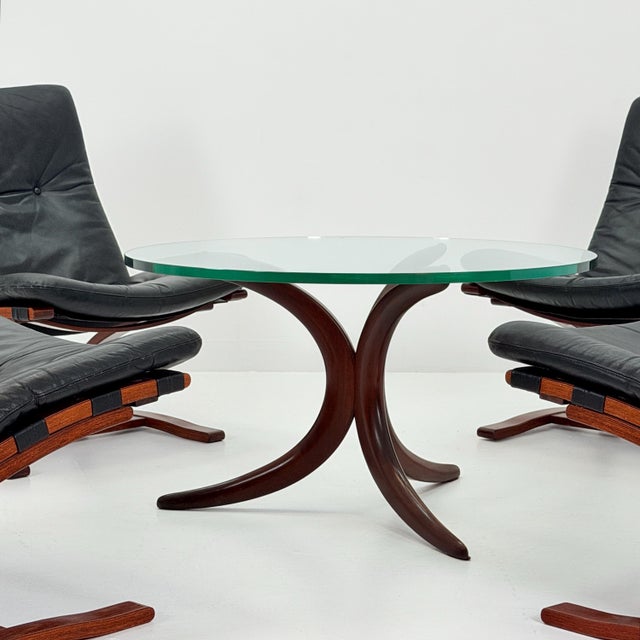 Mid-Century Kangu Lounge Chair by Elsa Solheim and Nordahl Solheim for Rybo, 1970s For Sale - Image 9 of 18