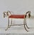 1950s Italian Gilded Scroll Rope Tassel Bench Hollywood Regency For Sale - Image 15 of 15