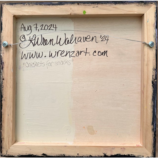 This 12" x 12" painting on 1" deep panel depicts a cute striped skunk. I happen to think skunks are super cute and I adore...