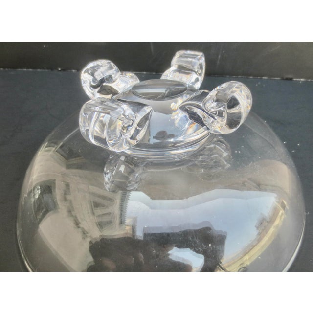 Mid 20th Century Steuben Low Footed Crystal Bowl McM' For Sale - Image 5 of 6