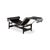 Cassina Bauhaus LC 4 Chaise Lounge in Black Leather by Le Corbusier for Cassina For Sale - Image 4 of 16