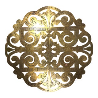 French Antique Rolling Expandable Brass Silverplate Trivet by Au Bon Marché Paris, Late 19th C. For Sale