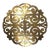 French Antique Rolling Expandable Brass Silverplate Trivet by Au Bon Marché Paris, Late 19th C. For Sale