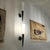 Opaline Glass and Metal Wall Lights, 1960s, Set of 2 For Sale - Image 9 of 10