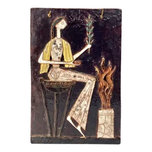 Oracle of Delphi Ceramic Wall Art