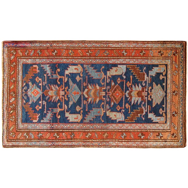 1920s Antique Persian Hamadan Oriental Rug-4’0"x6’2" For Sale