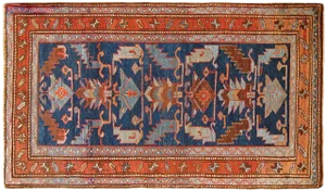 1920s Antique Persian Hamadan Oriental Rug-4’0"x6’2"