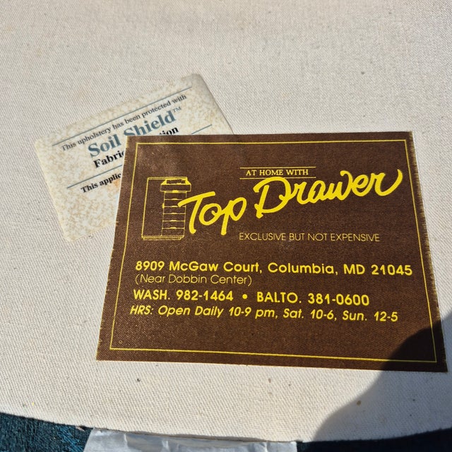 1980s Vintage Hollywood Regency Asymmetric Shell Back Swivel Chairs, Manner of Vladimir Kagan - A Pair For Sale - Image 13 of 15