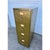 Art Deco Early 20th Century Yawman & Erbe Industrial 5 Drawer Steel Filing Cabinet in Olive Green For Sale - Image 3 of 15