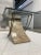 Metal 1980s Maitland-Smith Style Tessellated Stone and Iron Sculptural Base Glass Top Side End Table For Sale - Image 7 of 13