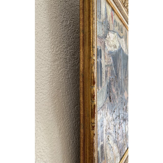 René Guinand, Festivities in the Town in Geneva, Oil on Canvas, 1919, Framed For Sale - Image 15 of 18