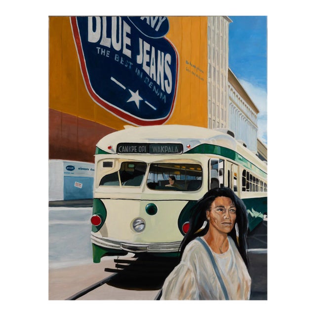 Helen Uter, Blue, 2001, Oil on Linen For Sale