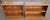A Pair of Mid-Century Modern Walnut Veneer Low Bookcases. On with adjustable height shelf, the other with removable, fixed...