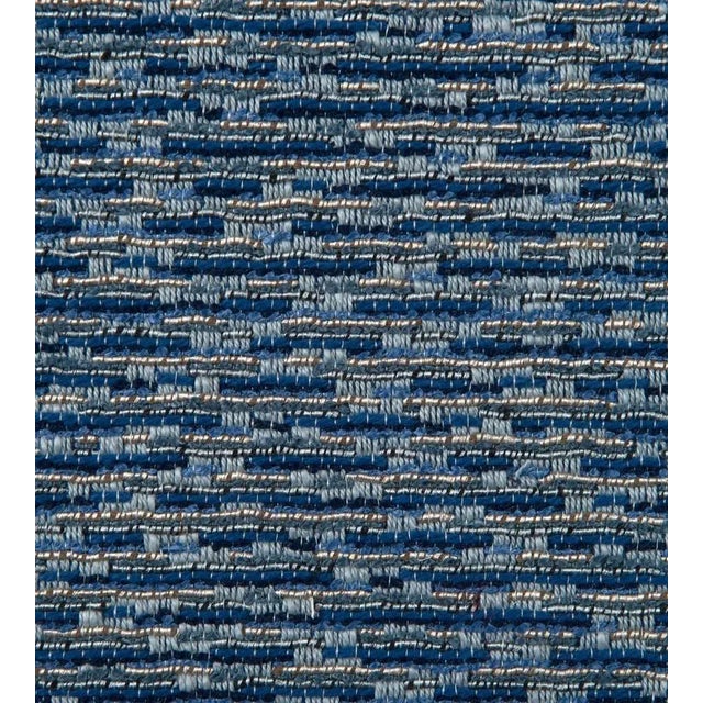 Sample - The House of Scalamandré Rocket Fabric, Navy For Sale