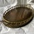 Brass 1970's Brass Oval Bamboo Style Tray For Sale - Image 8 of 9