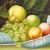 German Artist, Still Life with Fruits, Oil on Canvas, 1950s, Framed For Sale - Image 6 of 9