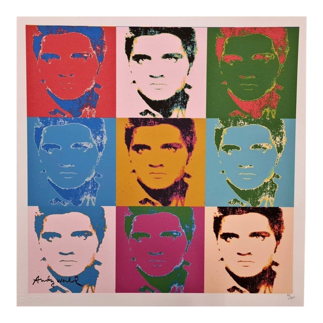 After Andy Warhol, Elvis Presley, 1980s, Lithograph For Sale