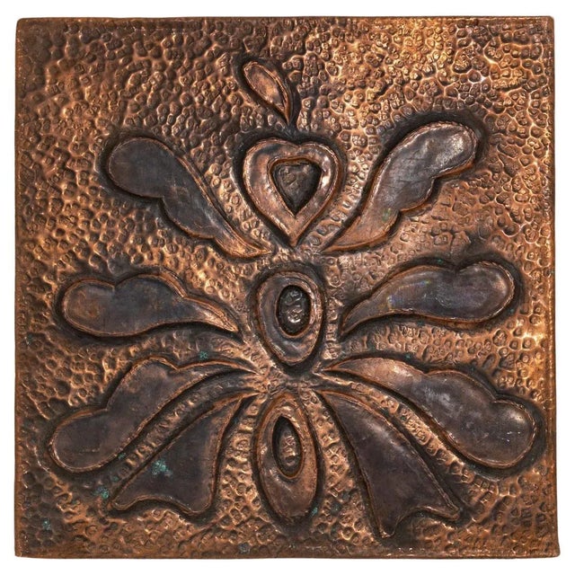 Vintage Copper Wall Decoration For Sale - Image 10 of 13