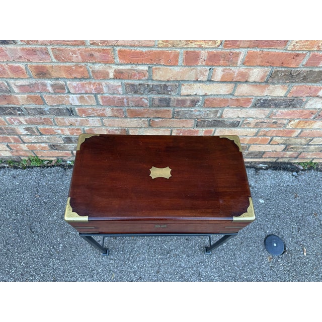 19th Century English Box on Custom Stand For Sale In Nashville - Image 6 of 10