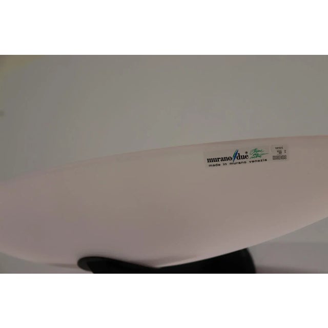 Murano "Chimera" 1990s Carlo Nason Wall Lamp Murano Rose Glass For Sale - Image 4 of 12