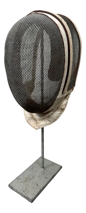 Vintage Leather Fencing Mask