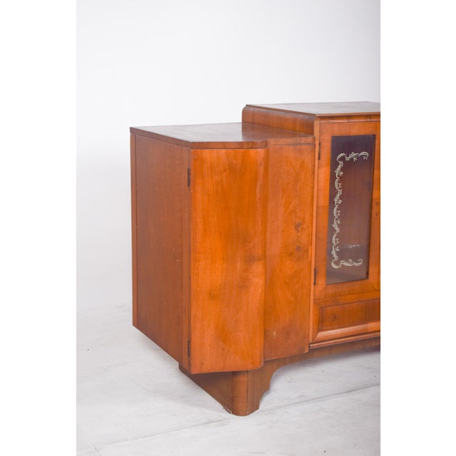 European Art Deco Sideboard with Bar, 1920s For Sale - Image 6 of 16
