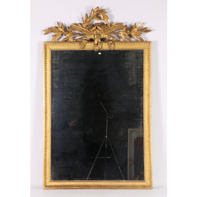 Louis XVI Giltwood Mirror, 1780s For Sale - Image 12 of 12