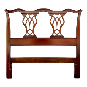 Vintage Chippendale Style Twin Size Headboard