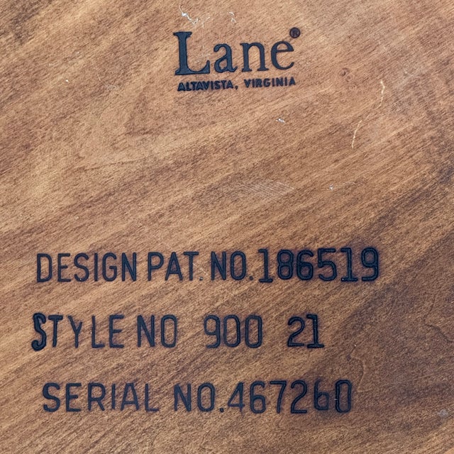 Restored Pair of Lane Acclaim Guitar Pick Side Tables Triangle Wedge End Tables For Sale - Image 15 of 15