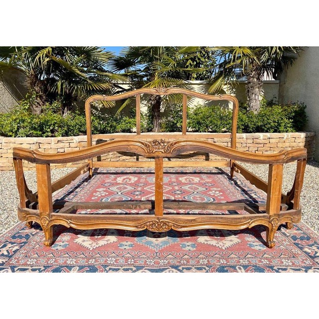 Period: 20th century Style: Louis 15th - Transition Condition: Good condition Length: extérieure 2m09 - intérieure...