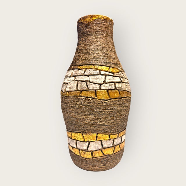 Mid-Century Modern Brutalist Sculptural Ceramic Vase by Fratelli Fanciullacci, Italy, 1960s For Sale - Image 3 of 12