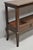 Vintage Baker Dark Cherry Wood Narrow French Console Hall Table W Copper Inserts For Sale - Image 11 of 12