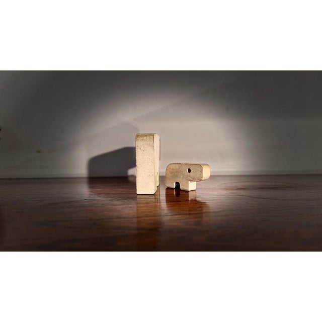 Minimalist Animale Stone Sculpture attributed to Fratelli Manelli, 1970s, Set of 2 For Sale - Image 10 of 17