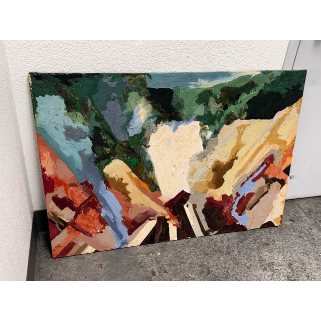 2010s Abstract Acrylic on Canvas, Mid 20th Century For Sale - Image 5 of 12