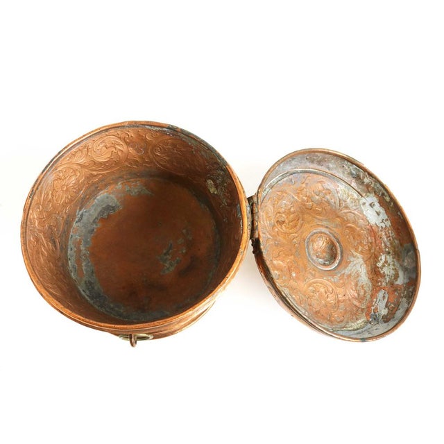 Antique Dutch Copper Pot with Lid, 1750 For Sale - Image 14 of 18