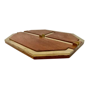David Marshall Wood & Bronze Cheese Tray