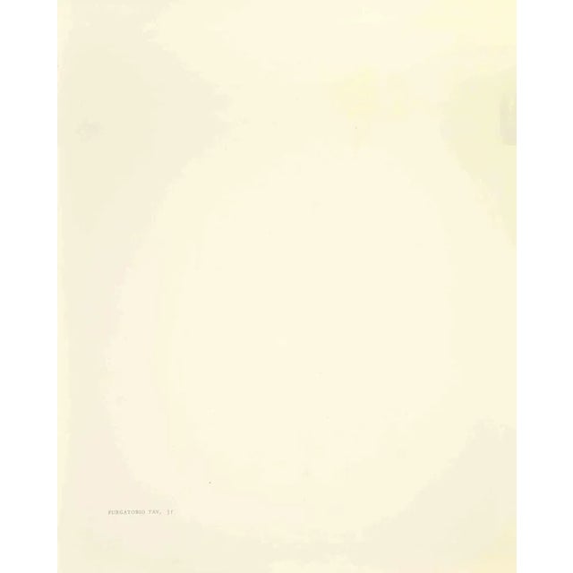 The Earthly Paradise - The Divine Comedy is a woodcut print realized in 1963 for a series illustrating the Medieval poem...