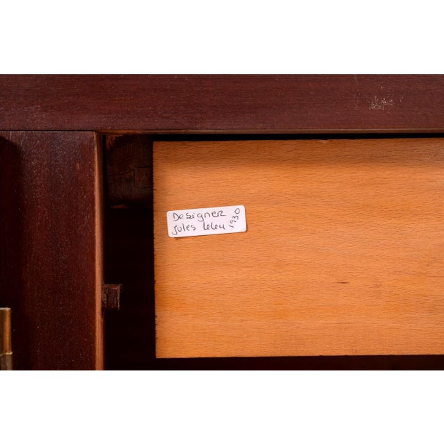 Mid-Century French Sideboard by Jules Leleu, 1930 For Sale - Image 6 of 8