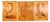 20th C. Mid Century Modern Wood Inlay Art Set of 3 Sea Creatures Mosaic Panels Denmark For Sale