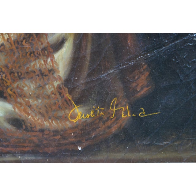 Maria Di Antonia Serra Portrait Oil Painting After Peter Paul Rubens 40" For Sale - Image 6 of 12