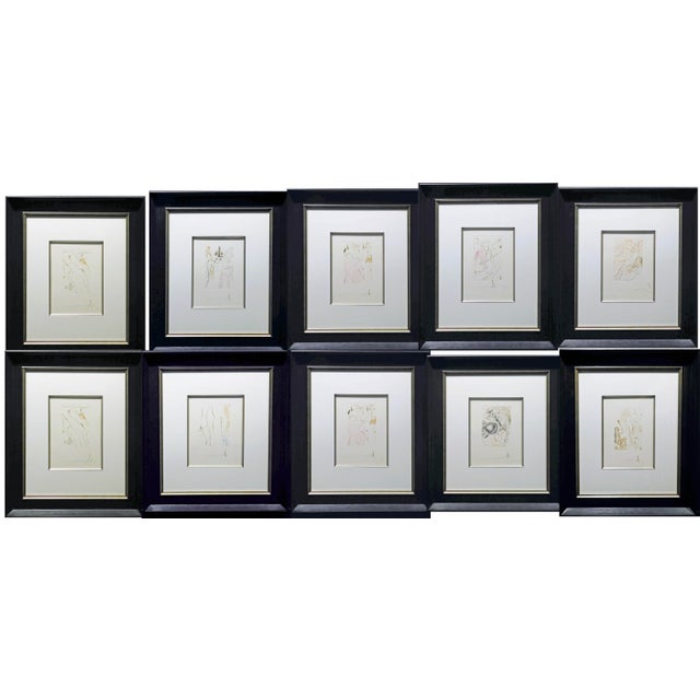 "Le Décameron (The Decameron)" set of 10 1)The King's Ghost Appears 2)The Ghost tells the story of the Murder 3)The King...